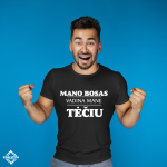 Marškinėliai tėčiui "Mano bosas mane vadina tėčiu" Marškinėliai tėčiui | Colorbee.lt